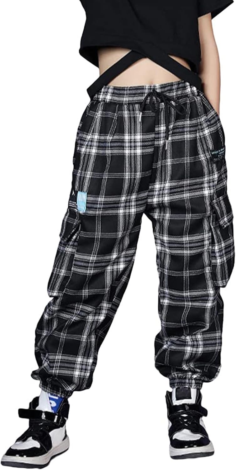 Rolanko Girls Cargo Pants for Kids