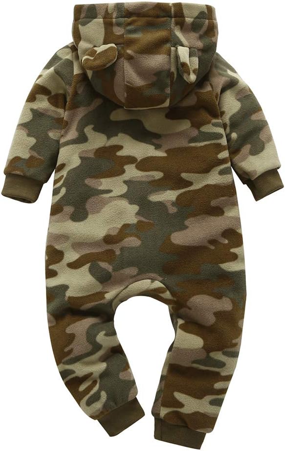 Meufam Baby Camouflage Romper Set