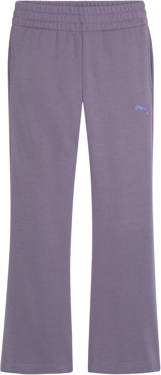 Puma Girls Wide Leg Flare Pant with Elastic Waist
