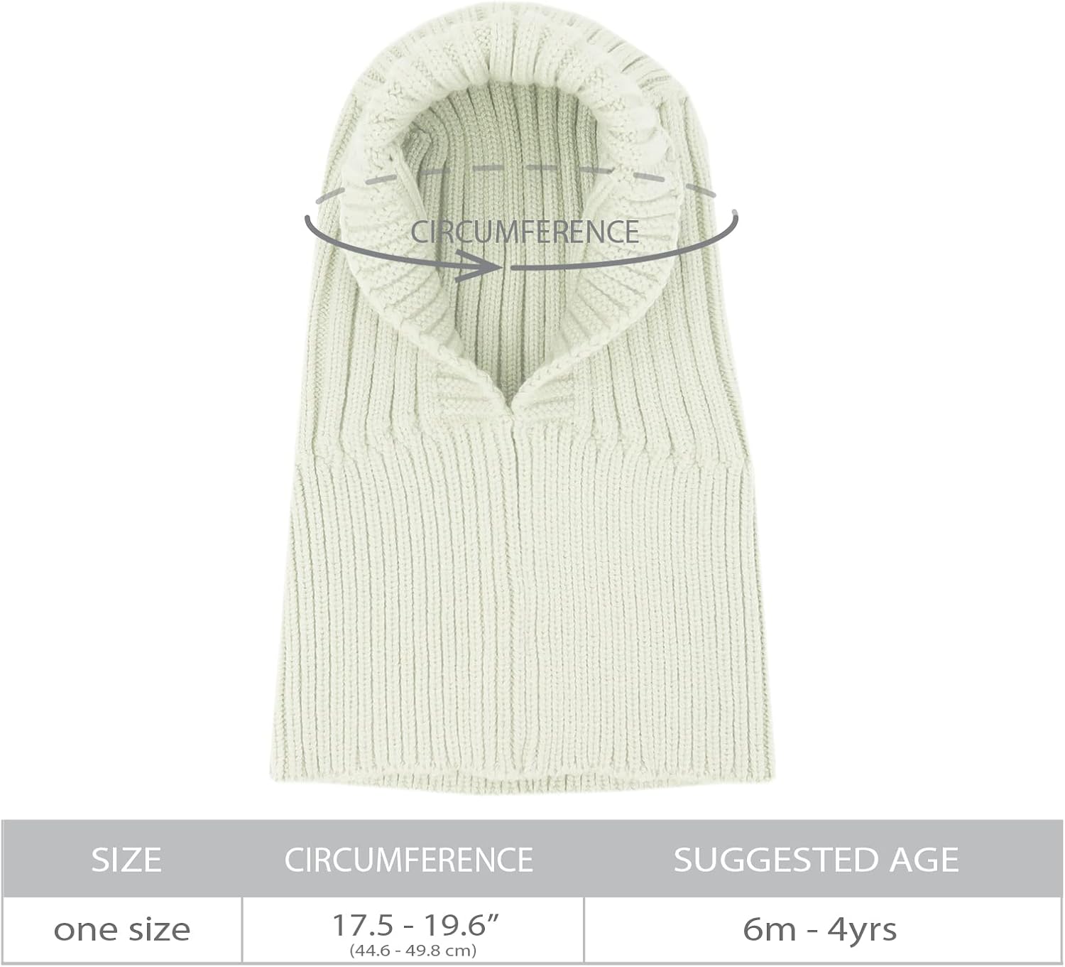 Jellytree Toddler Baby Knit Balaclava Hat Soft Warm Blanket Cover