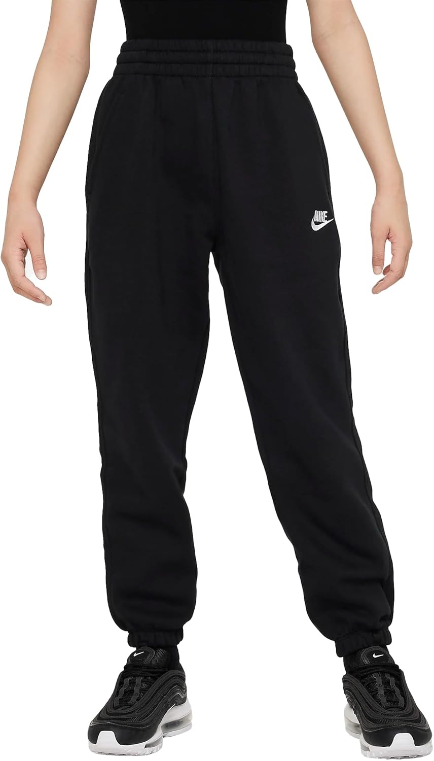Nike Girls Sportswear Club Fleece Loose Pants Stay Cozy Style-Defying