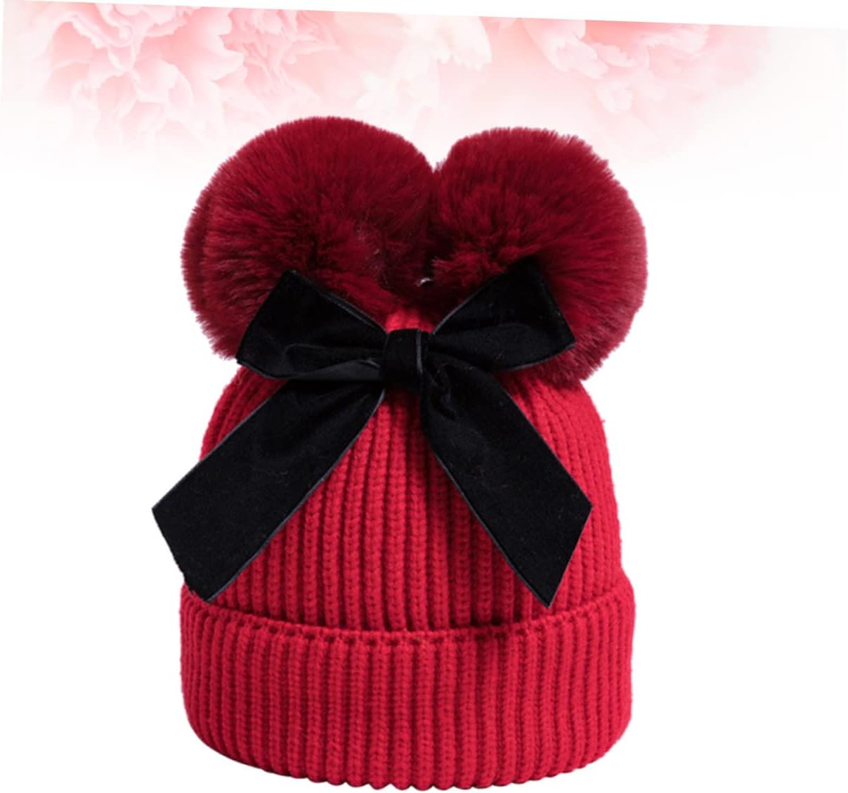 LIFKOME Handmade Crochet Bow Hat for Boys Girls