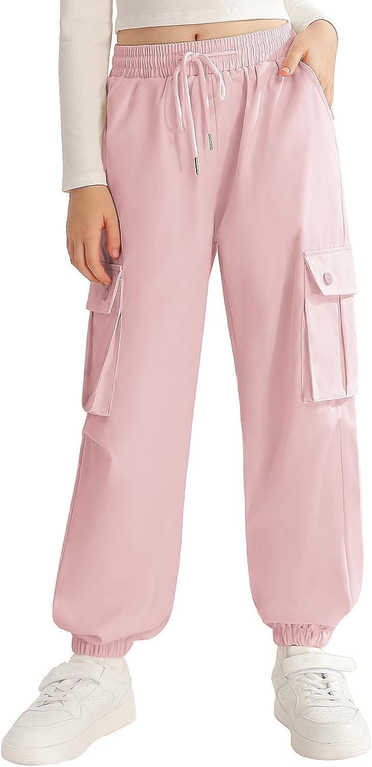 Ninobebe Girls Cargo Jogger Pants