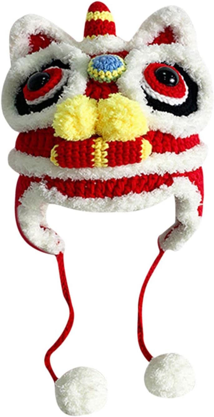 Unique Handmade Traditional Chinese Hat for New Year and Winter