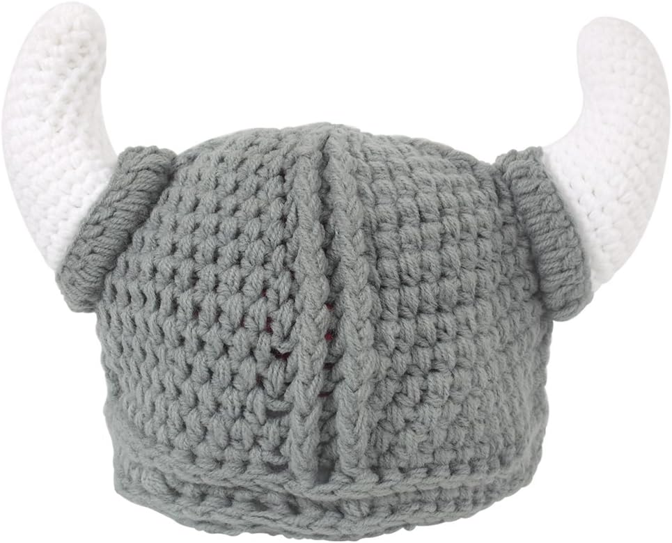 Stunning Woolly Viking Knit Handmade Baby Adult Beanie Cap