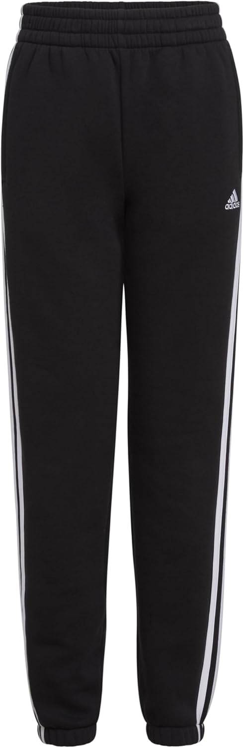 ADIDAS Girls Cotton Fleece Joggers Stretch Comfort and Style