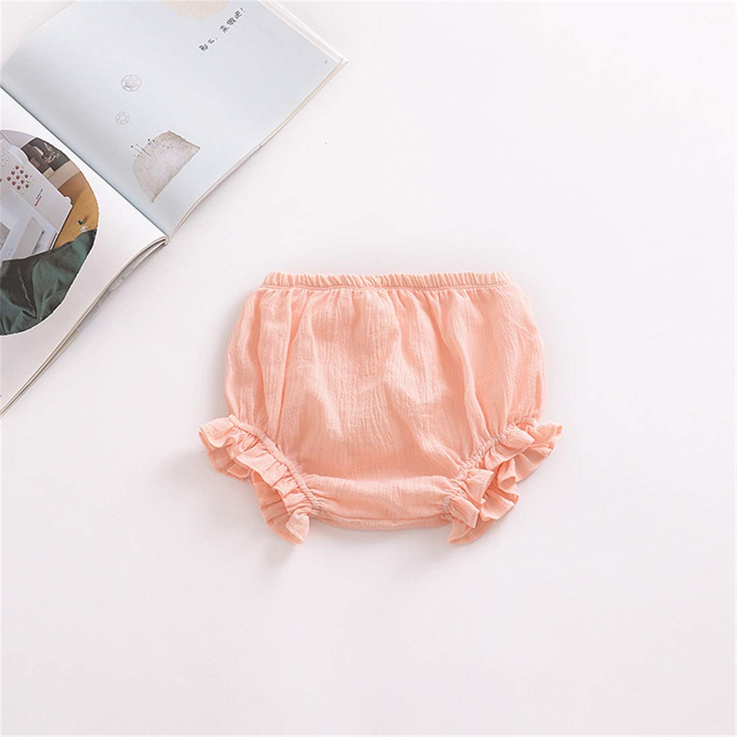 Noubeau Newborn Toddler Cotton Linen Bloomer Shorts