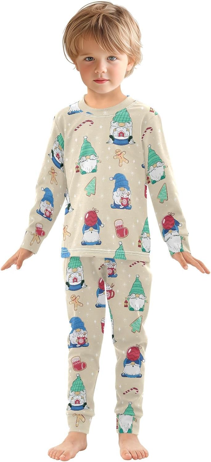 Cute Long Sleeve Pajama Set for Girls