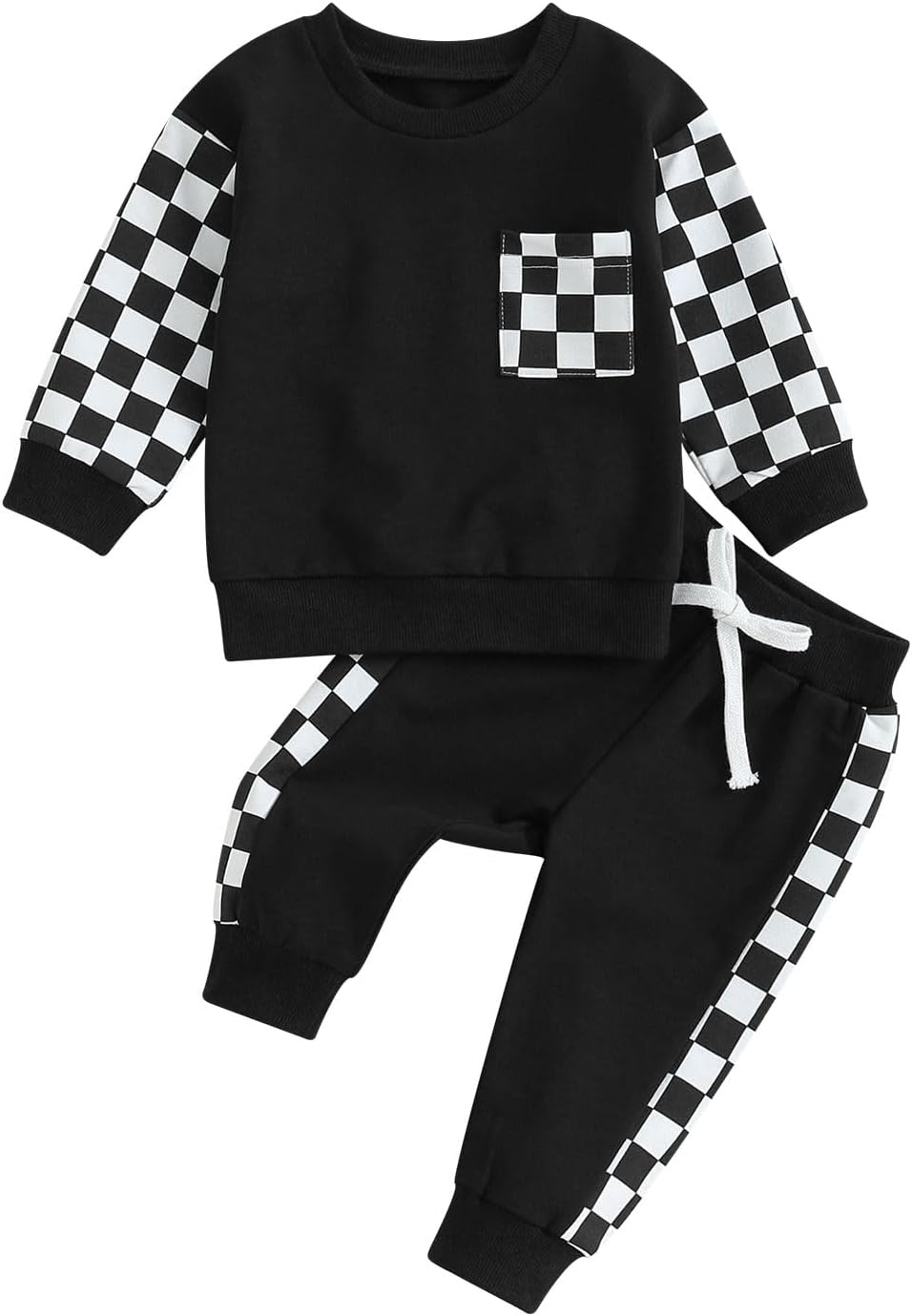 Ursobutegl Color Block Toddler Boys Outfit