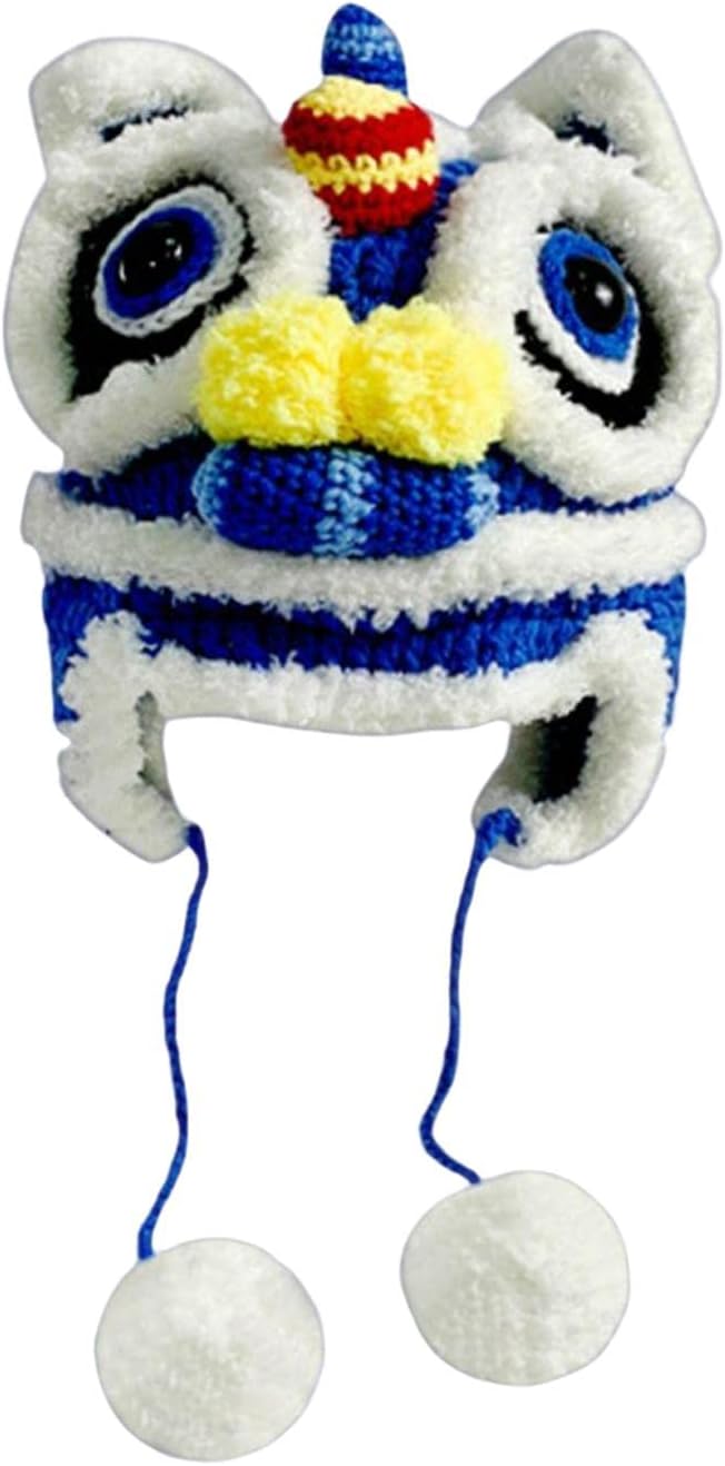 Almencla Traditional Chinese New Year Crocheted Hat