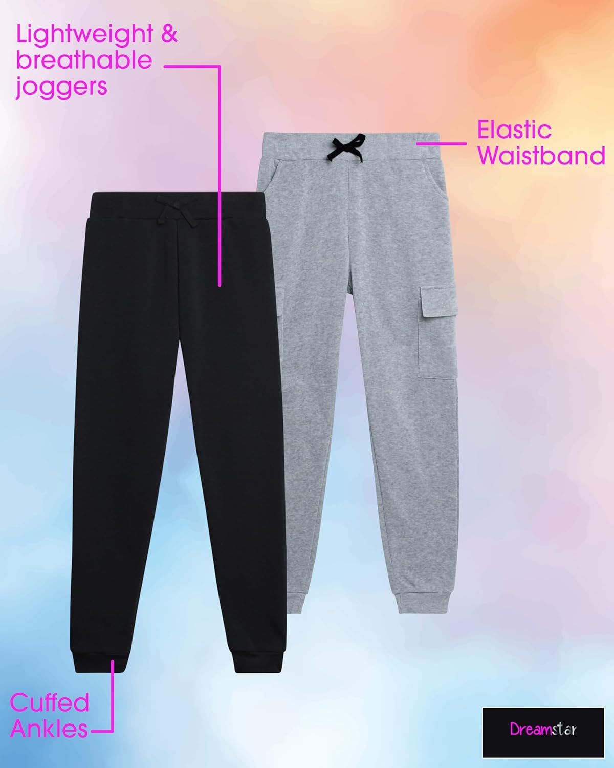 Dreamstar Girls Fleece Jogger Pants