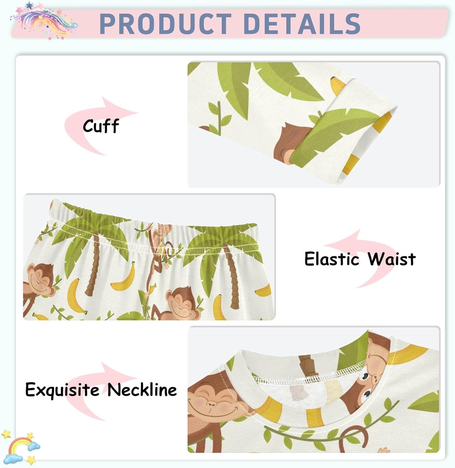 WIFIU Soft Cotton Pajama Set