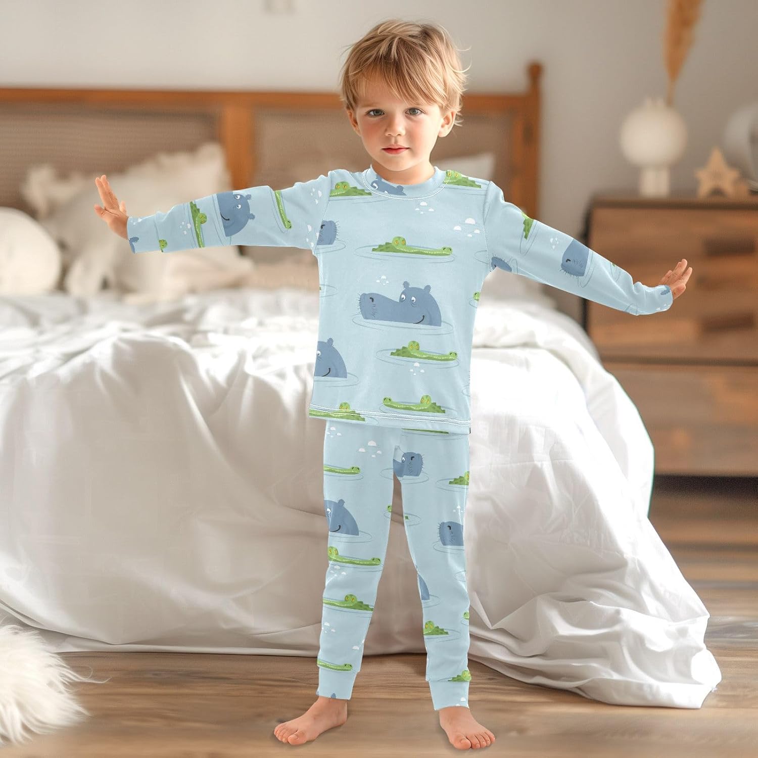 WIFIU Pajama Set Soft Comfortable and Cute for Kids