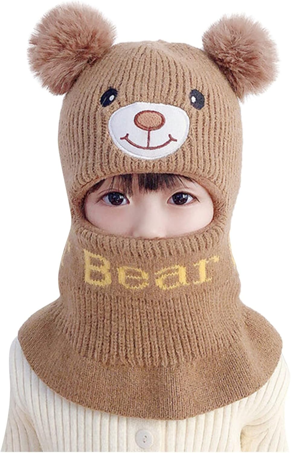 Winter Knitted Hat Scarf Set for Toddlers and Infants 1