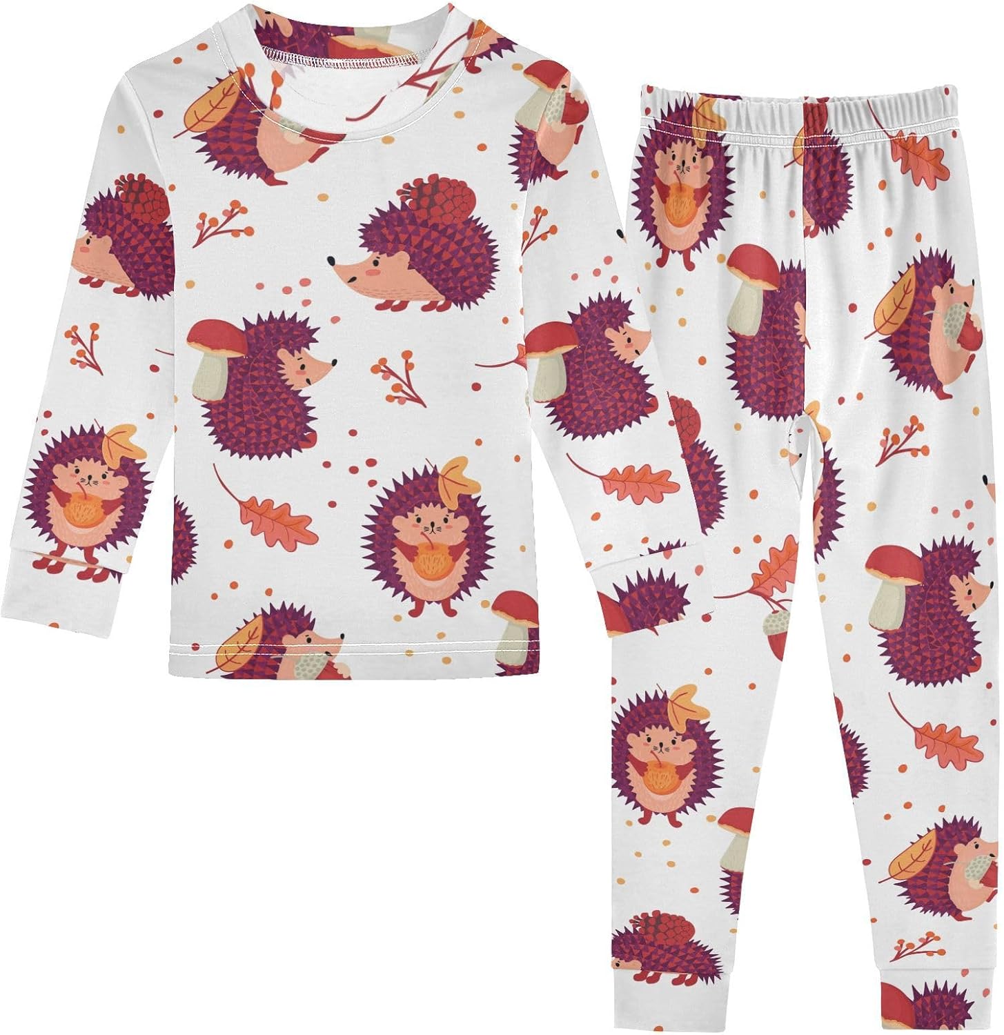 Eco-Friendly Long-Sleeve Pajama Set for Kids