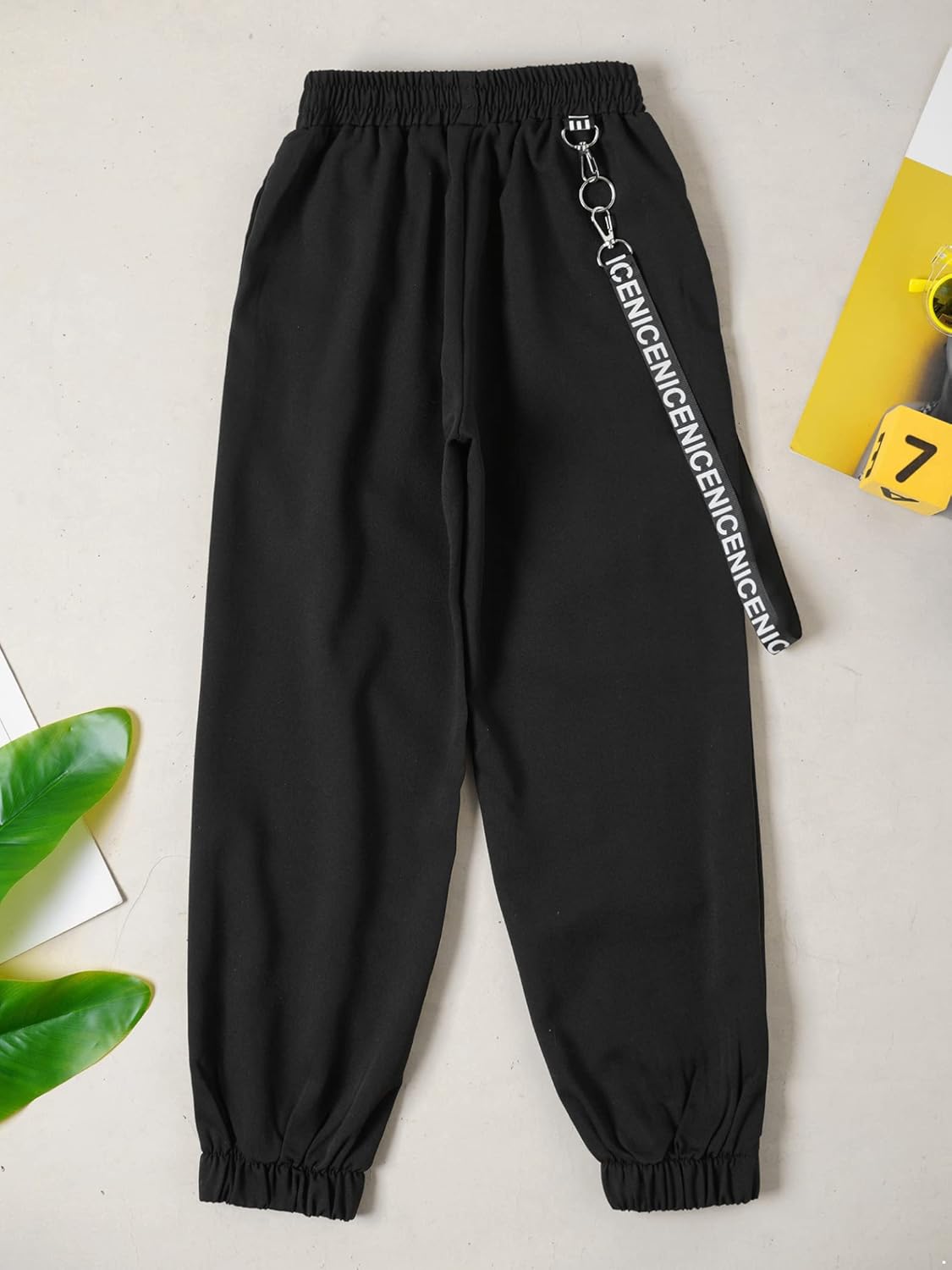 Girls Casual Cargo Jogger Pants Loose Street Jazz Hip Hop Dance Sweatpants