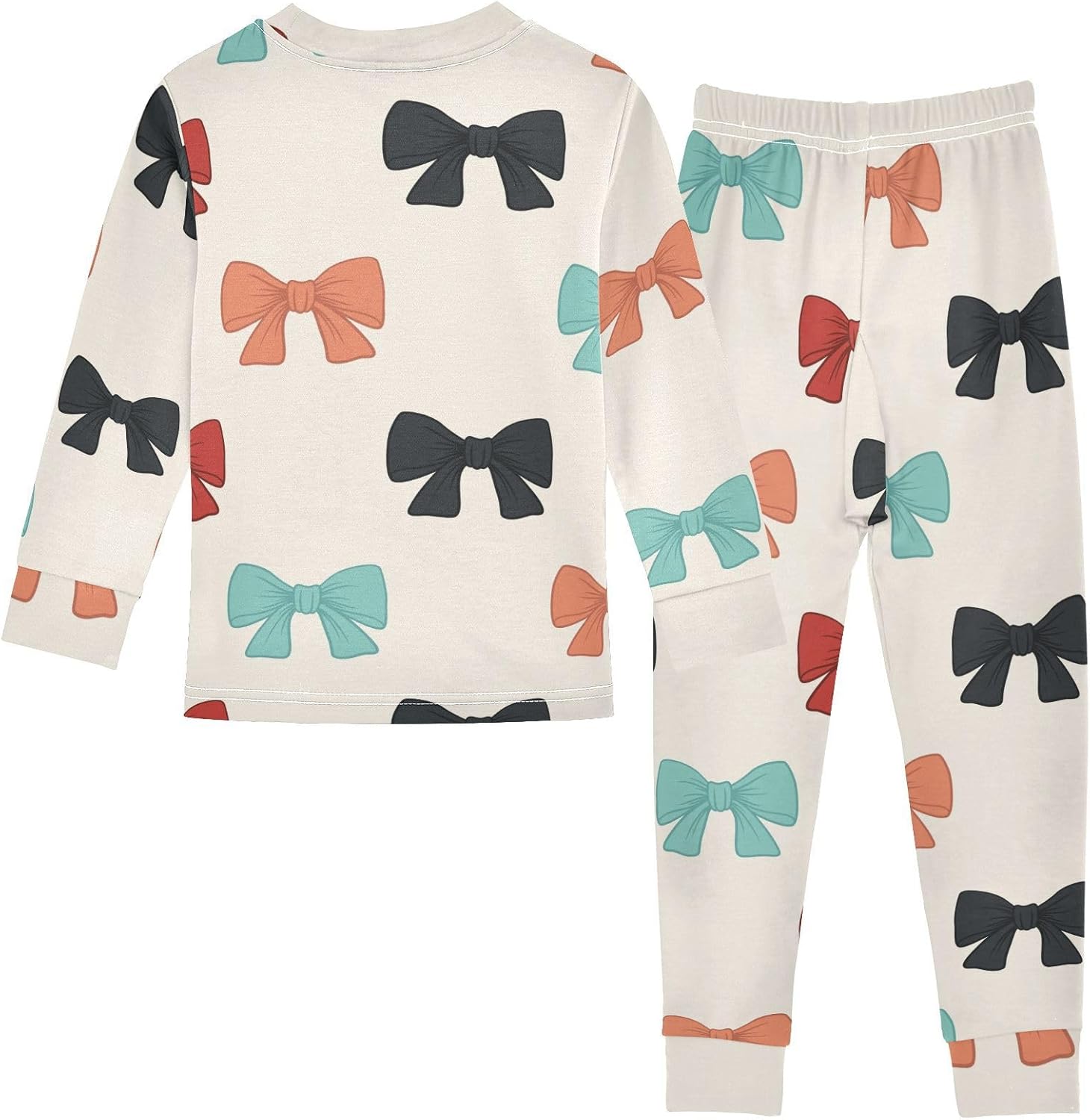 WIFIU Soft Cotton Pajama Set for Girls 18M-8Y