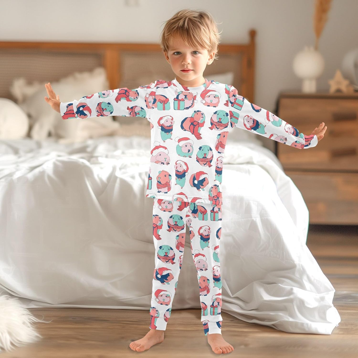 WIFIU Super Comfy and Adorable Pajama Sets for Girls 18M-8Y