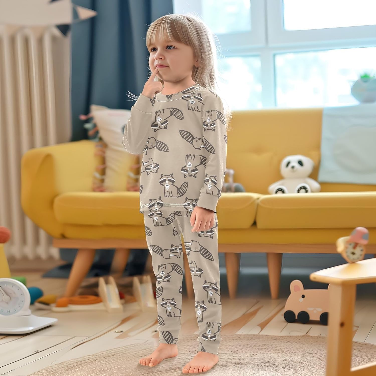 WIFIU Pajama Sets Soft Cotton Spandex Sleepwear Confident for Day Night