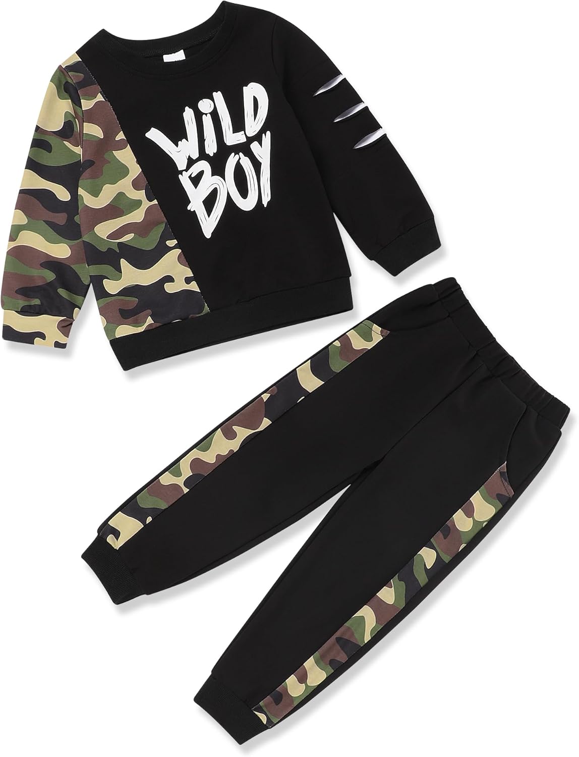 AMAZING Toddler Boy Clothes Sleeve Tops Pants Set for Fall More