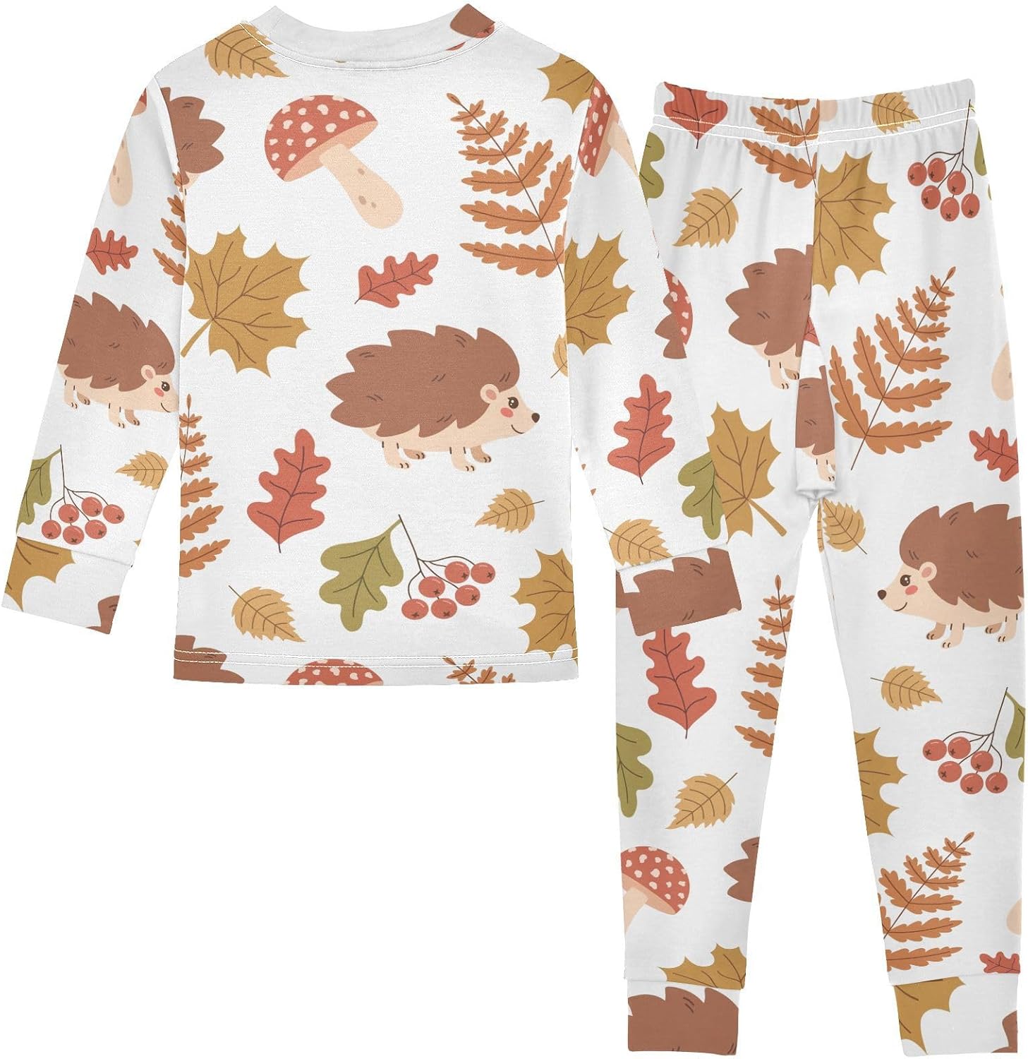 WIFIU Pajama Sets for Kids 2 Piece Soft Cotton Sleepwear