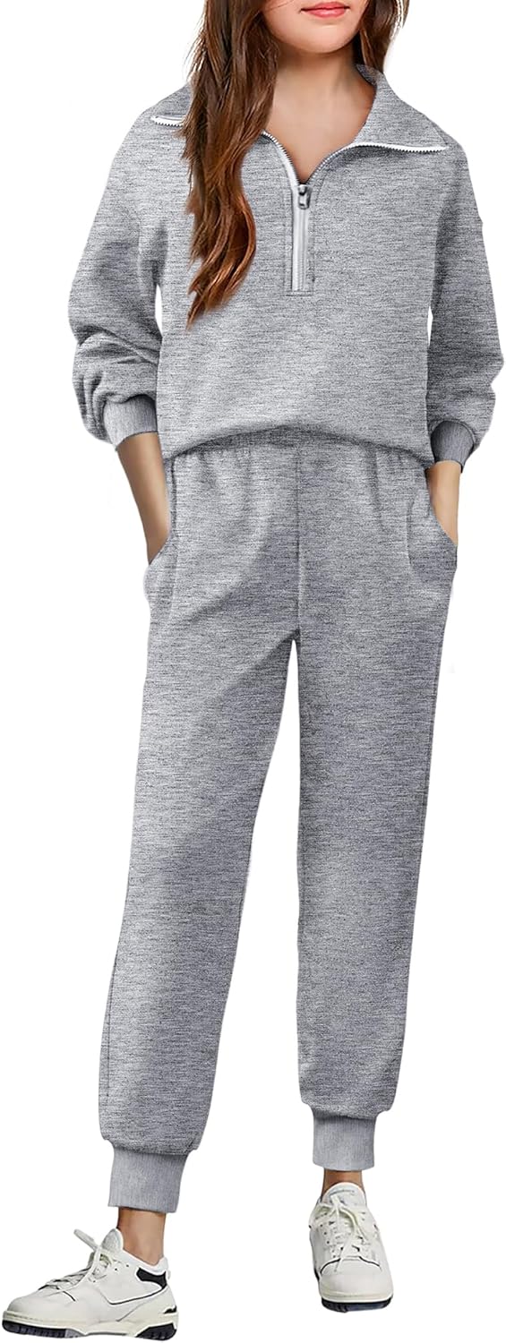 Arshiner Girls 2-Piece Tracksuit Set - Premium