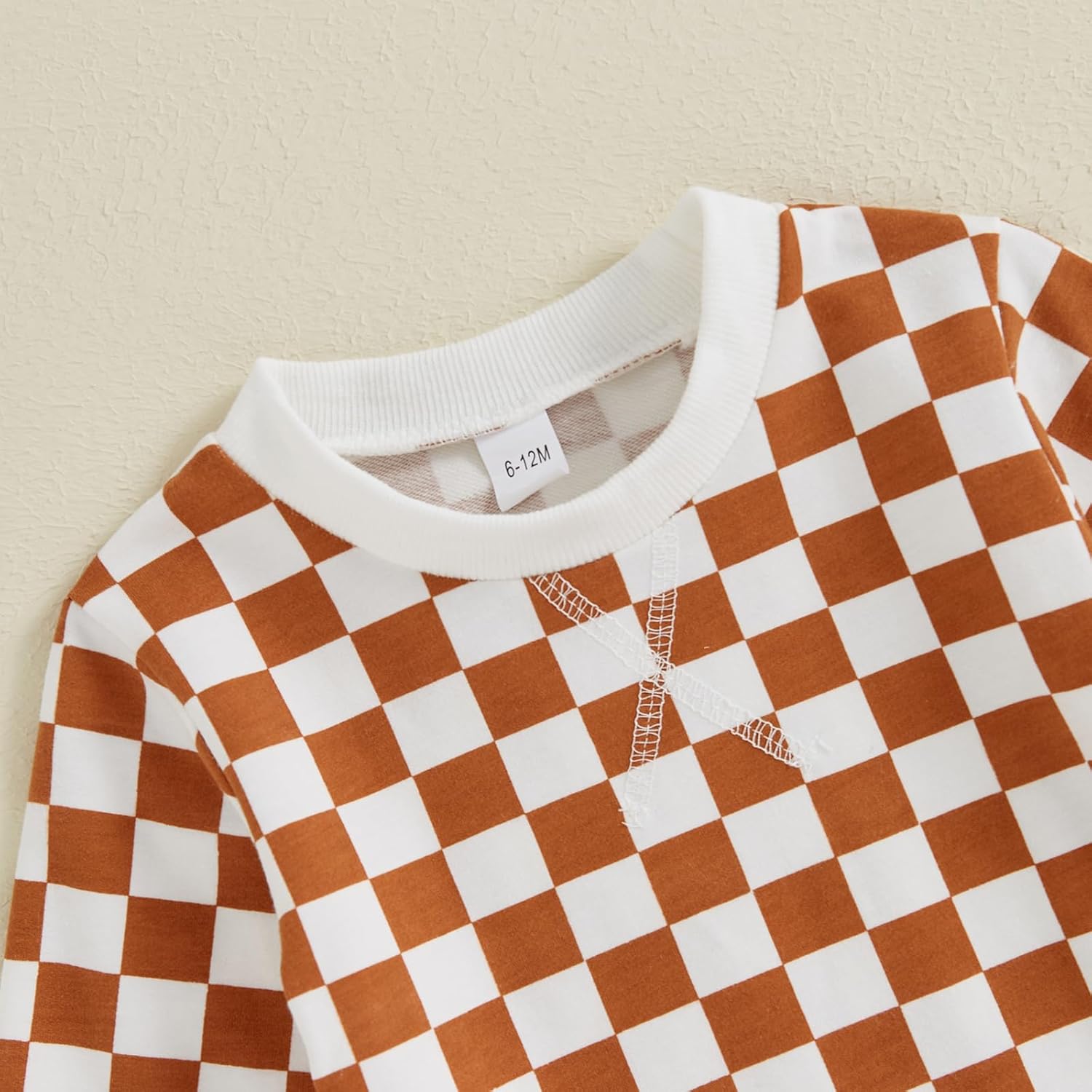 Mamas Boy Winter FallCheckerboard joggersOmqzulams toddler boyscushy comfortable