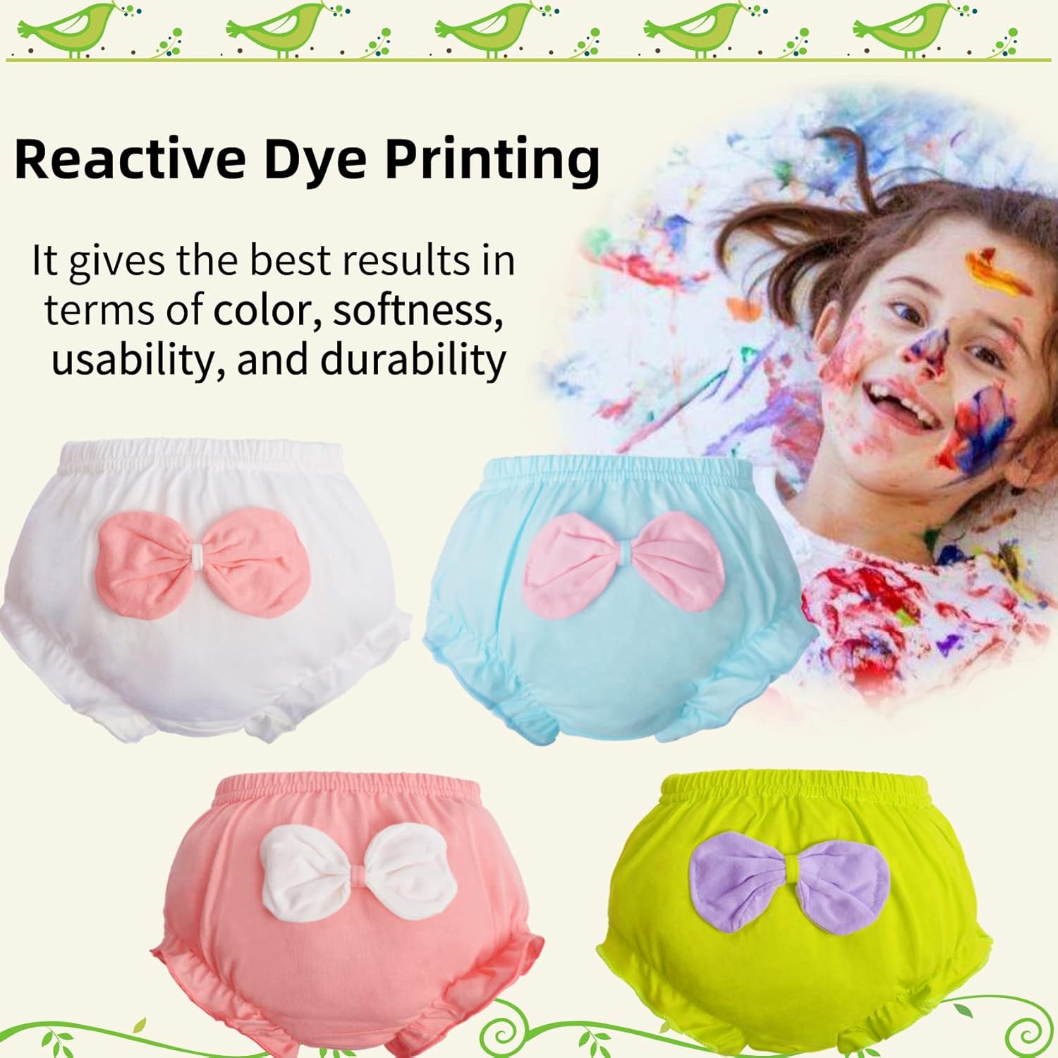 Baby Girls Cotton Bloomers Briefs