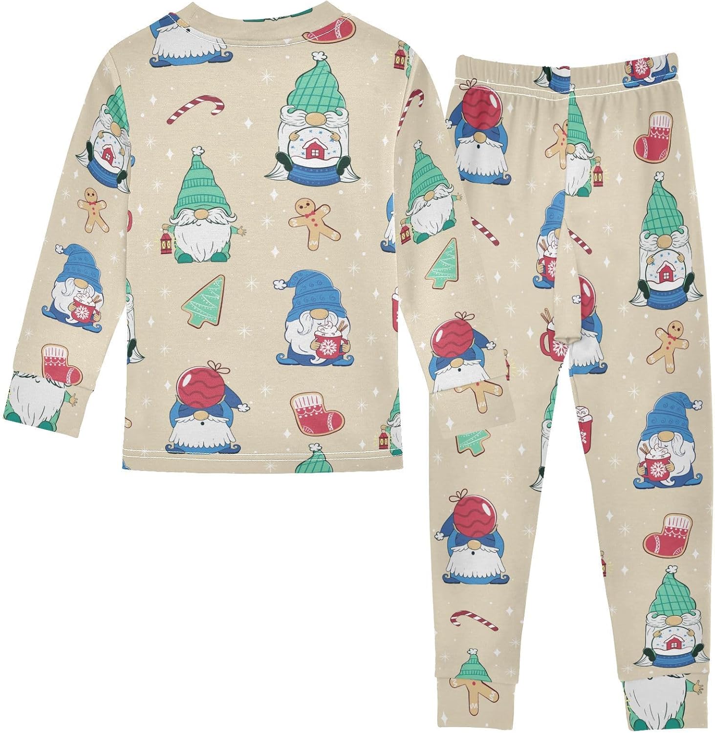 Cute Long Sleeve Pajama Set for Girls