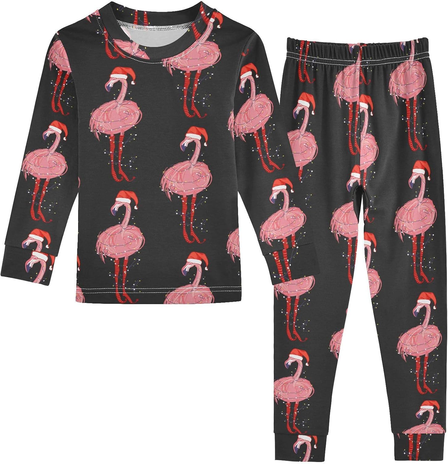 Luxurious Soft Cotton Pajama Set for Girls 18M-8Y Lightweight Cute Sleepwear