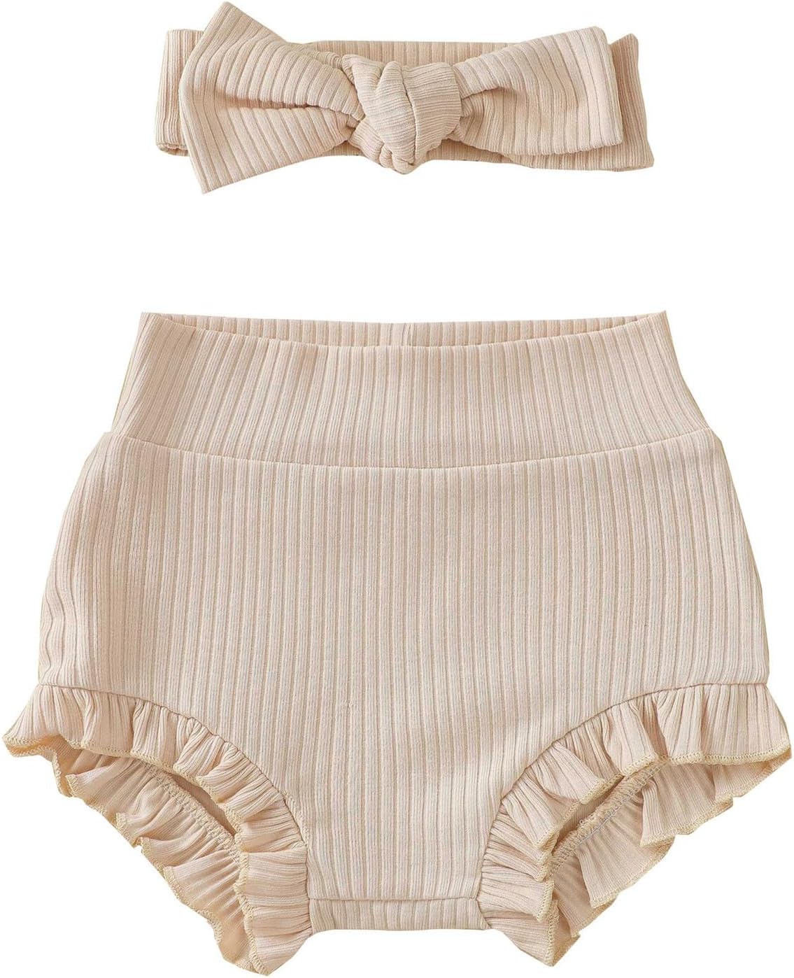 Cute Baby Girl Bloomers with Ruffle Headband