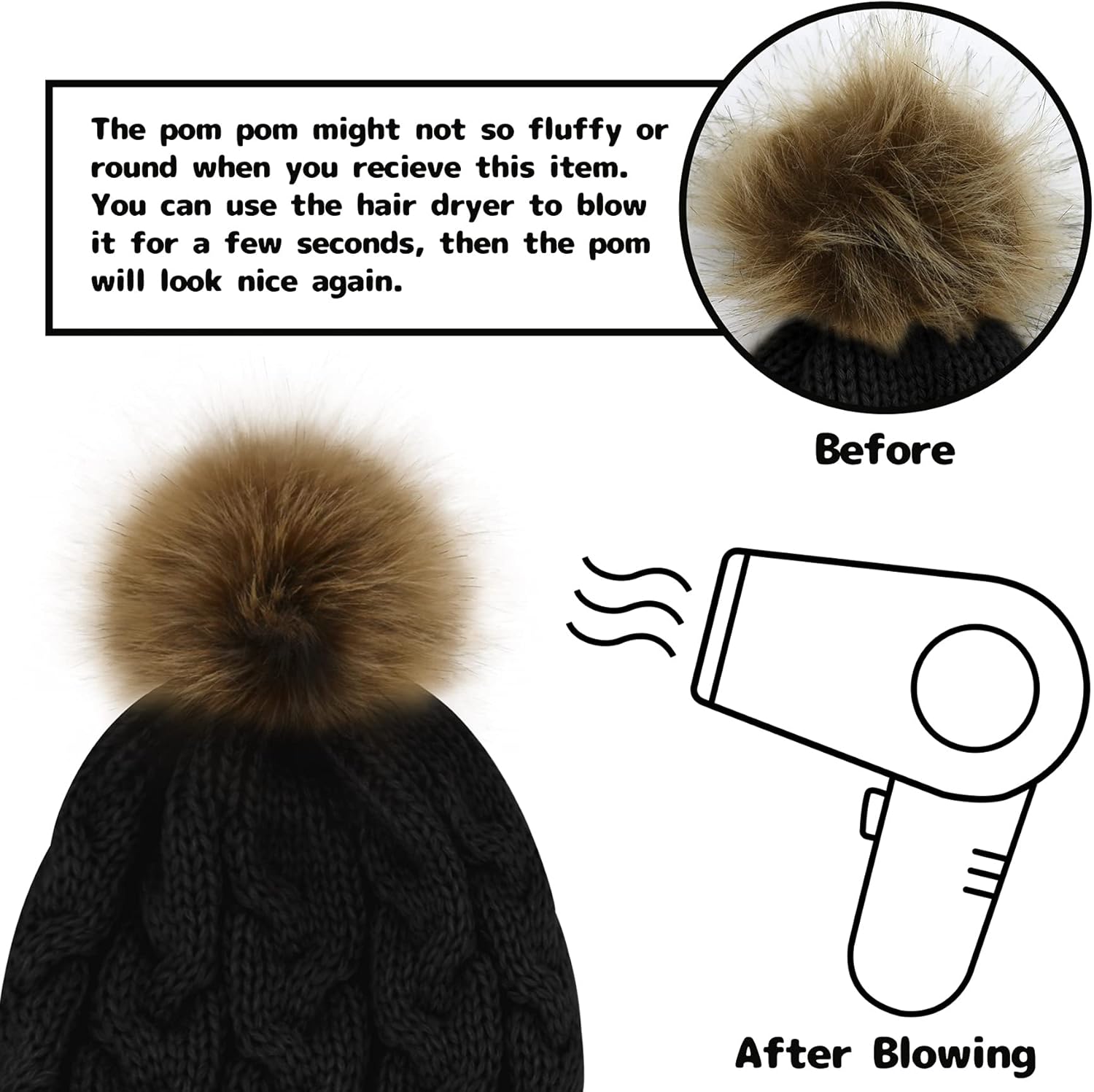 Olreco Toddler Winter Hats for Boys and Girls