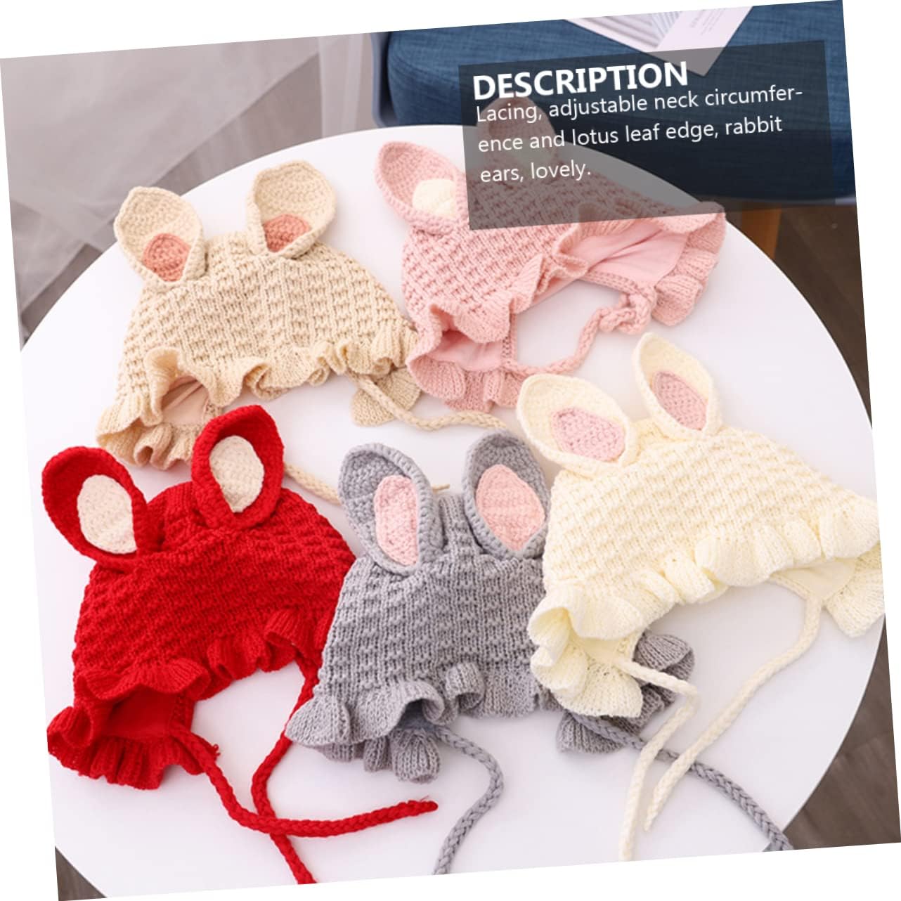 Warm Baby Cozy Beanie Set for 3-6m