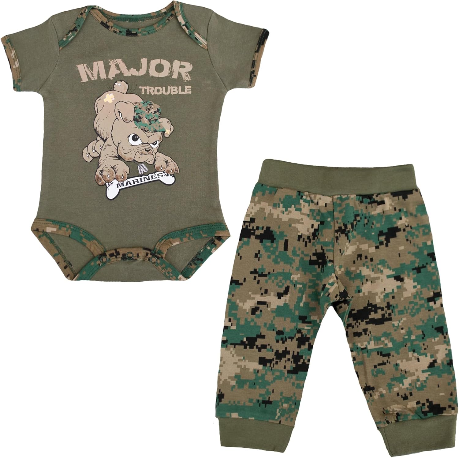 Marine Kids Marine 2 Pc Major Trouble Set