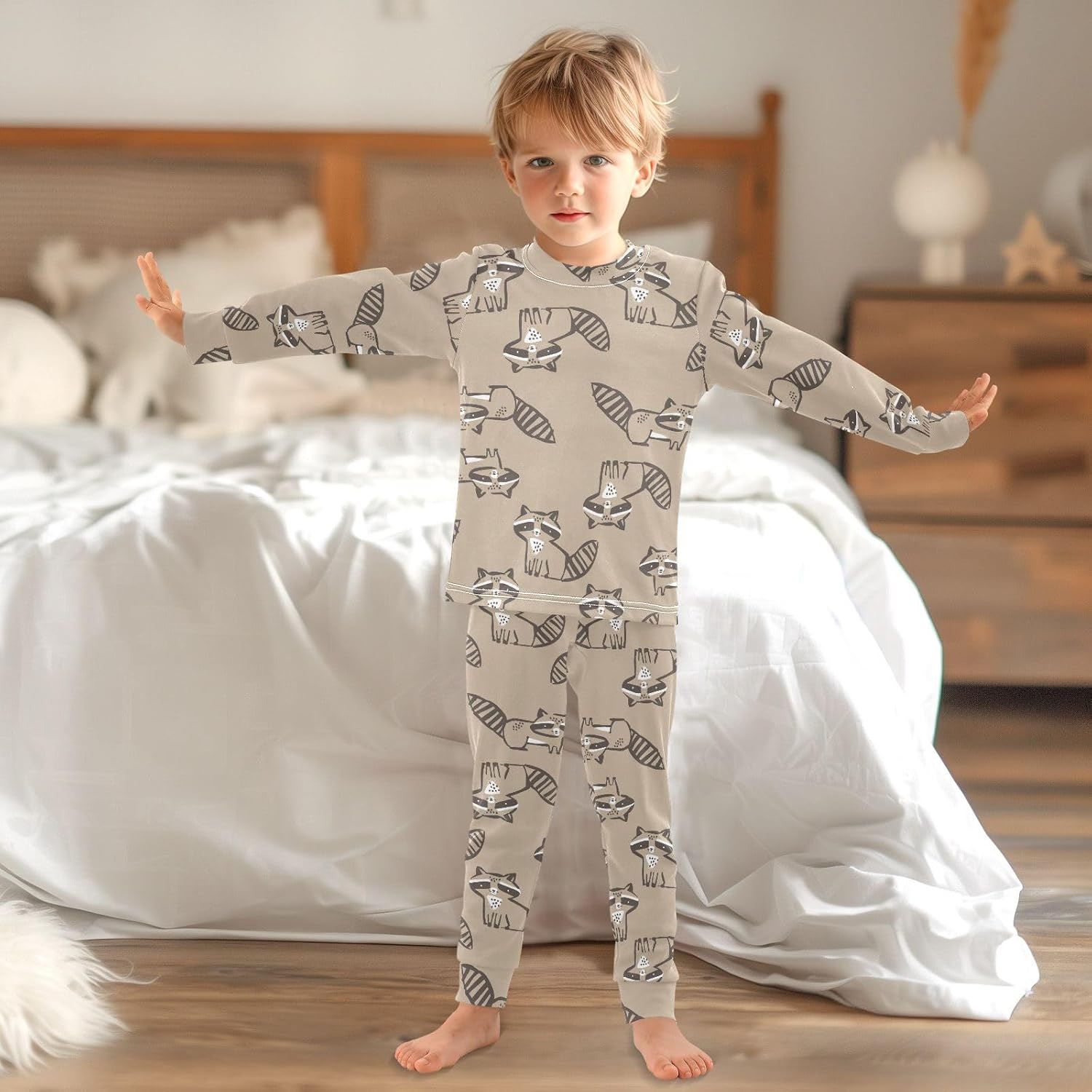 WIFIU Pajama Sets Soft Cotton Spandex Sleepwear Confident for Day Night