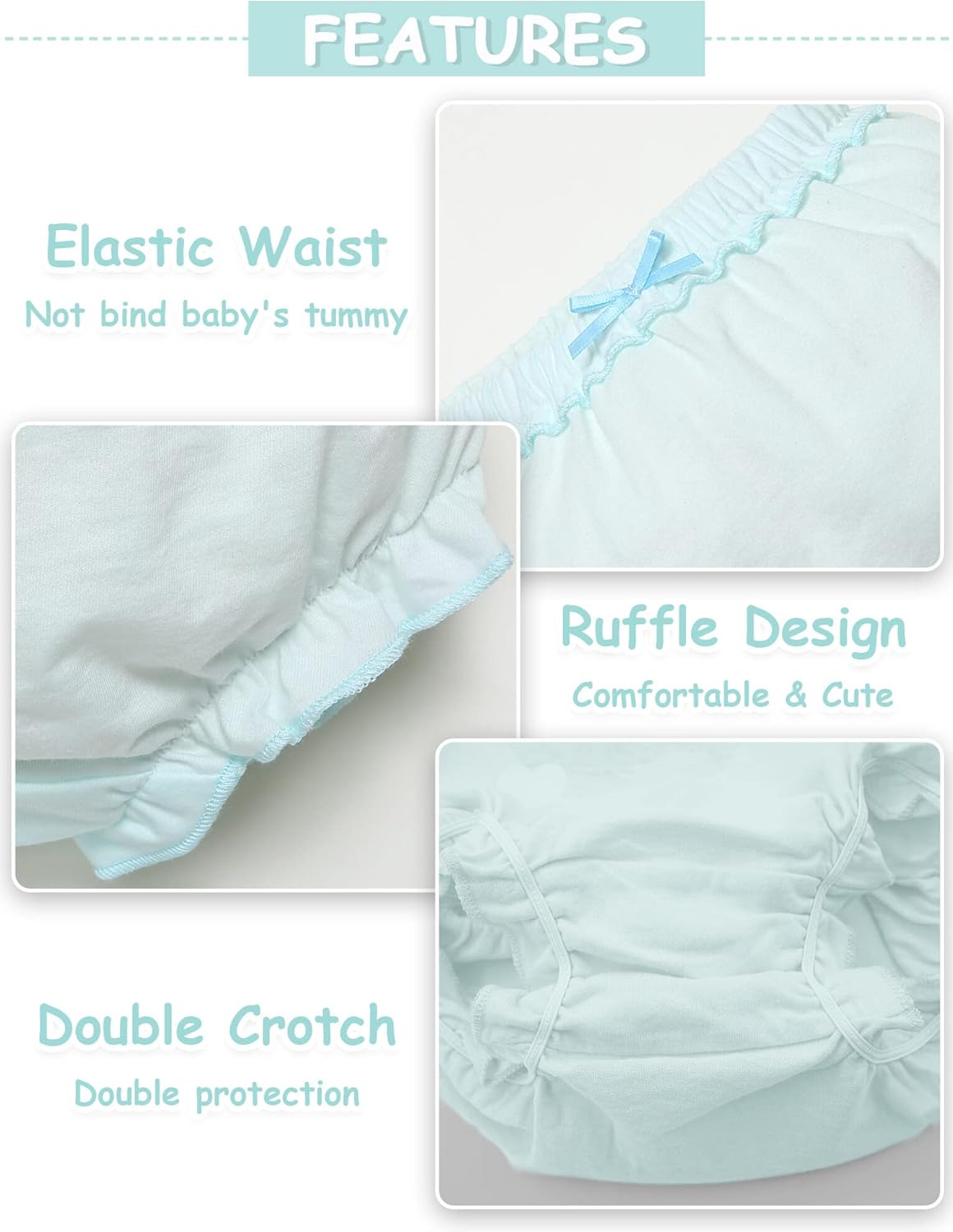 Soft Absorbent Potty Training Underwear for Kids
