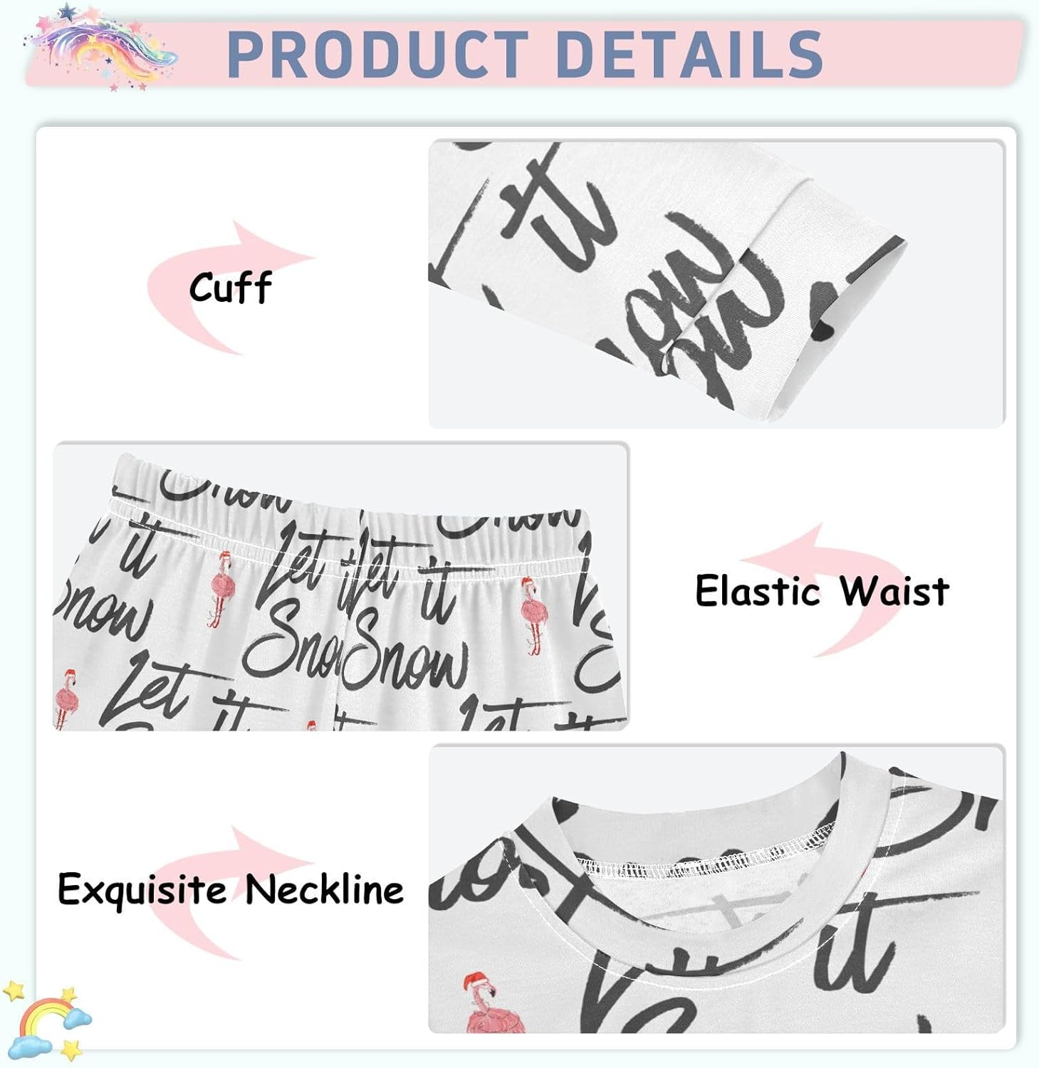 Cute Cotton Pjs for Kids 2-Piece Set