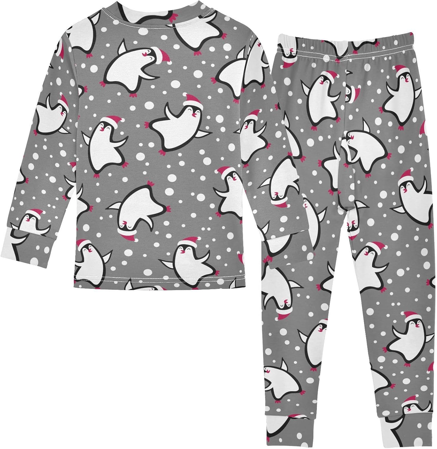 Adorable Long Sleeve Pajama Set for Kids 18M-8Y