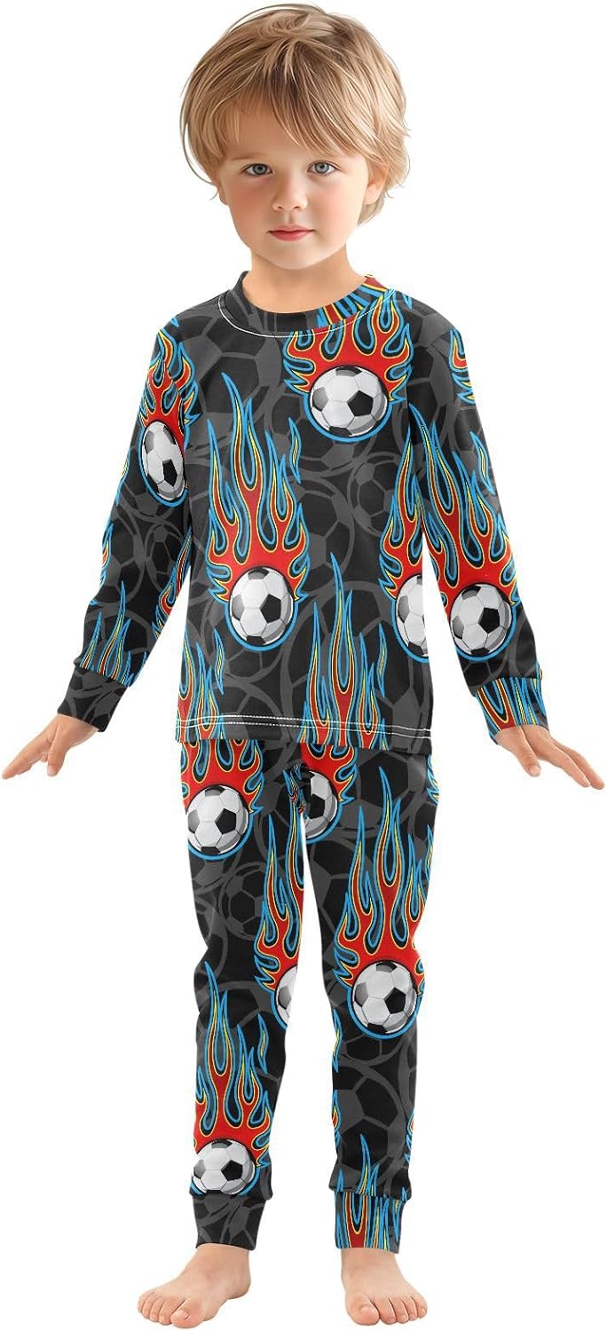 Cute Pajama Set for Kids - Soft Cotton Pjs with Long Sleeves