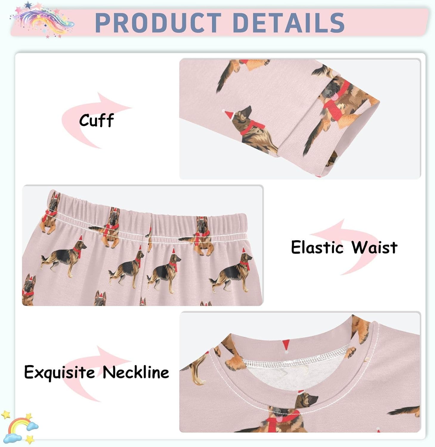 Adorable Long Sleeve Pajama Set