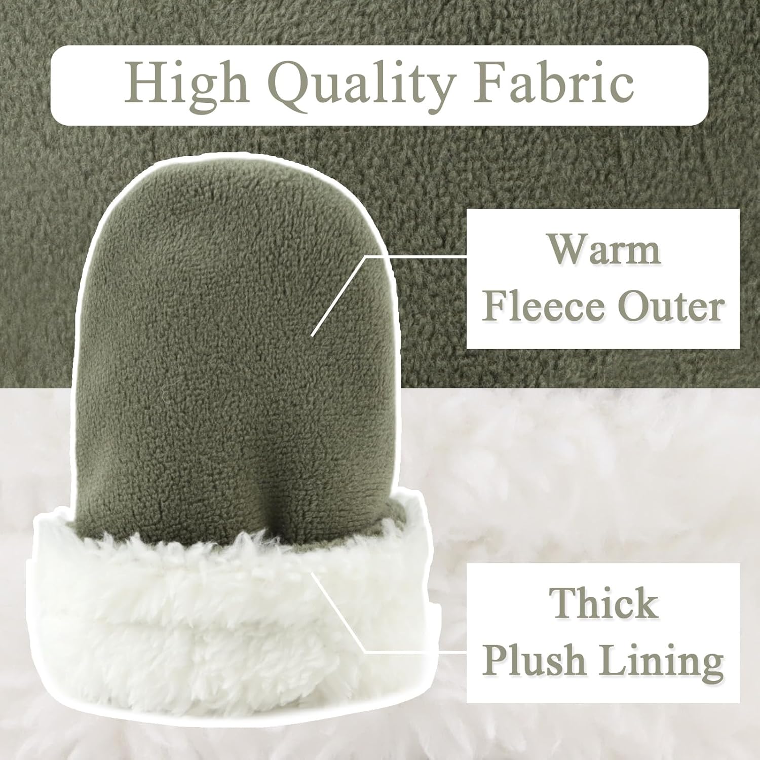Zsedrut No Scratch Baby Mittens