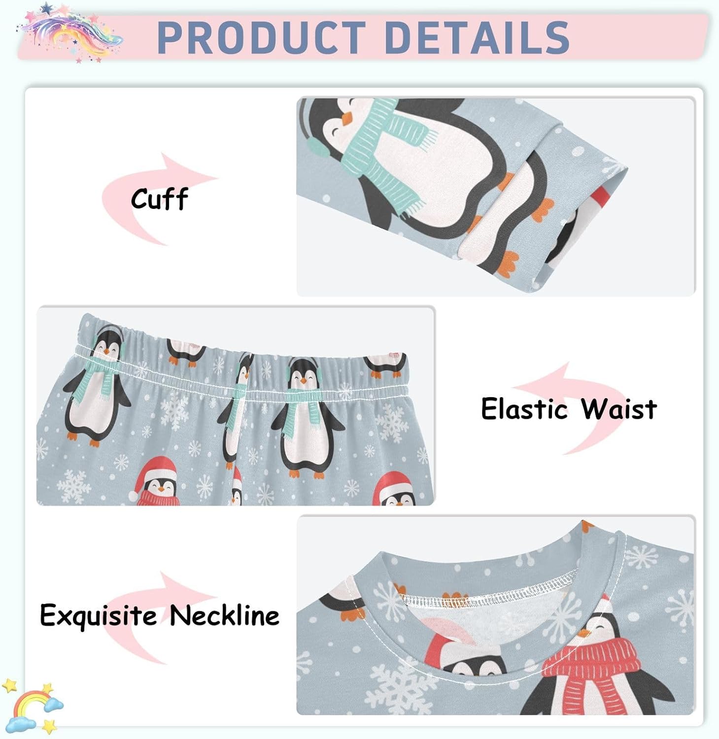 Cozy Free-Styles Pajama Set for Girls