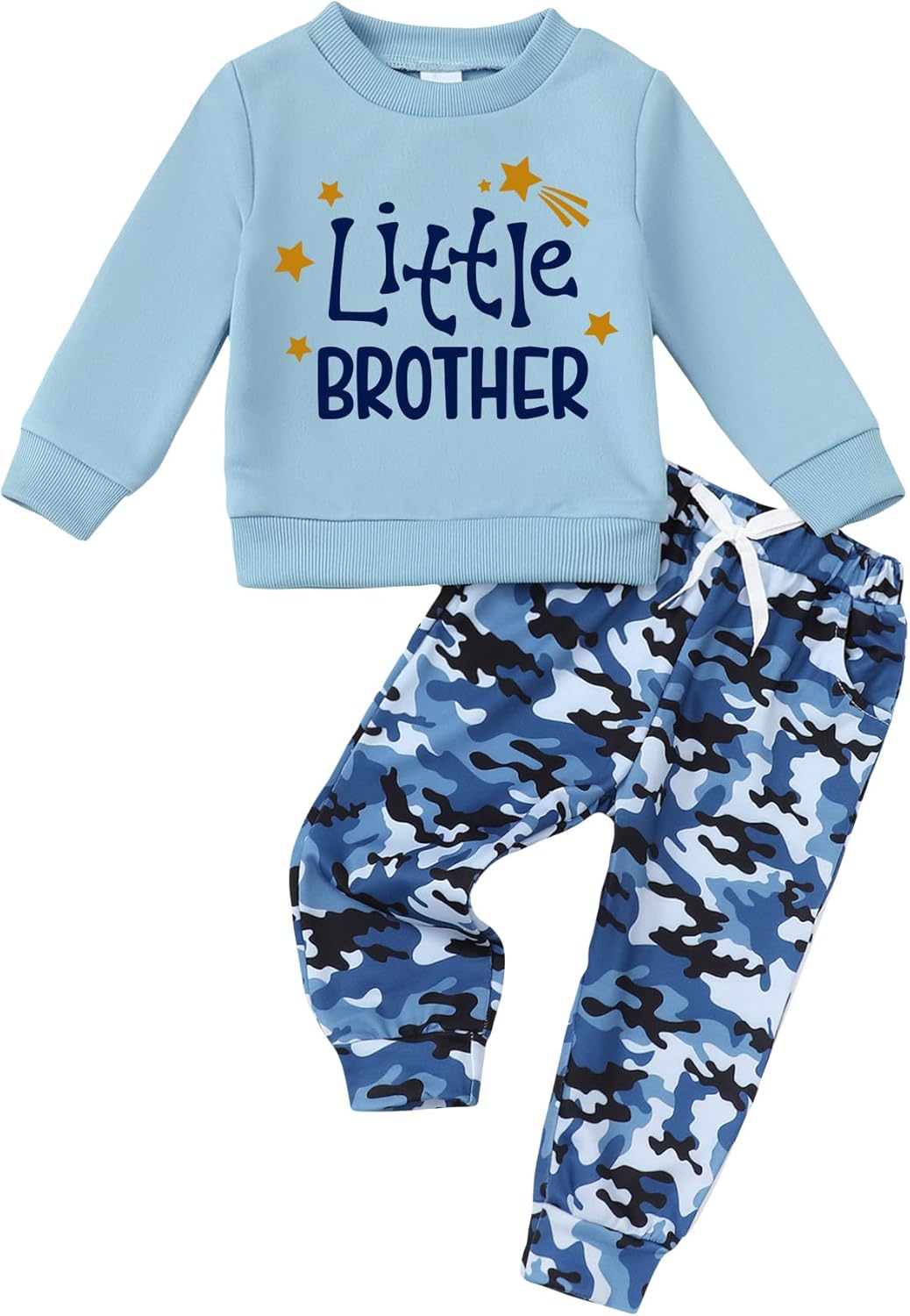 NZRVAWS Toddler Boys Pullover sweatshirt jogger pants set