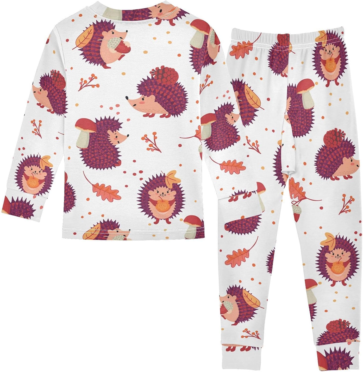 Eco-Friendly Long-Sleeve Pajama Set for Kids
