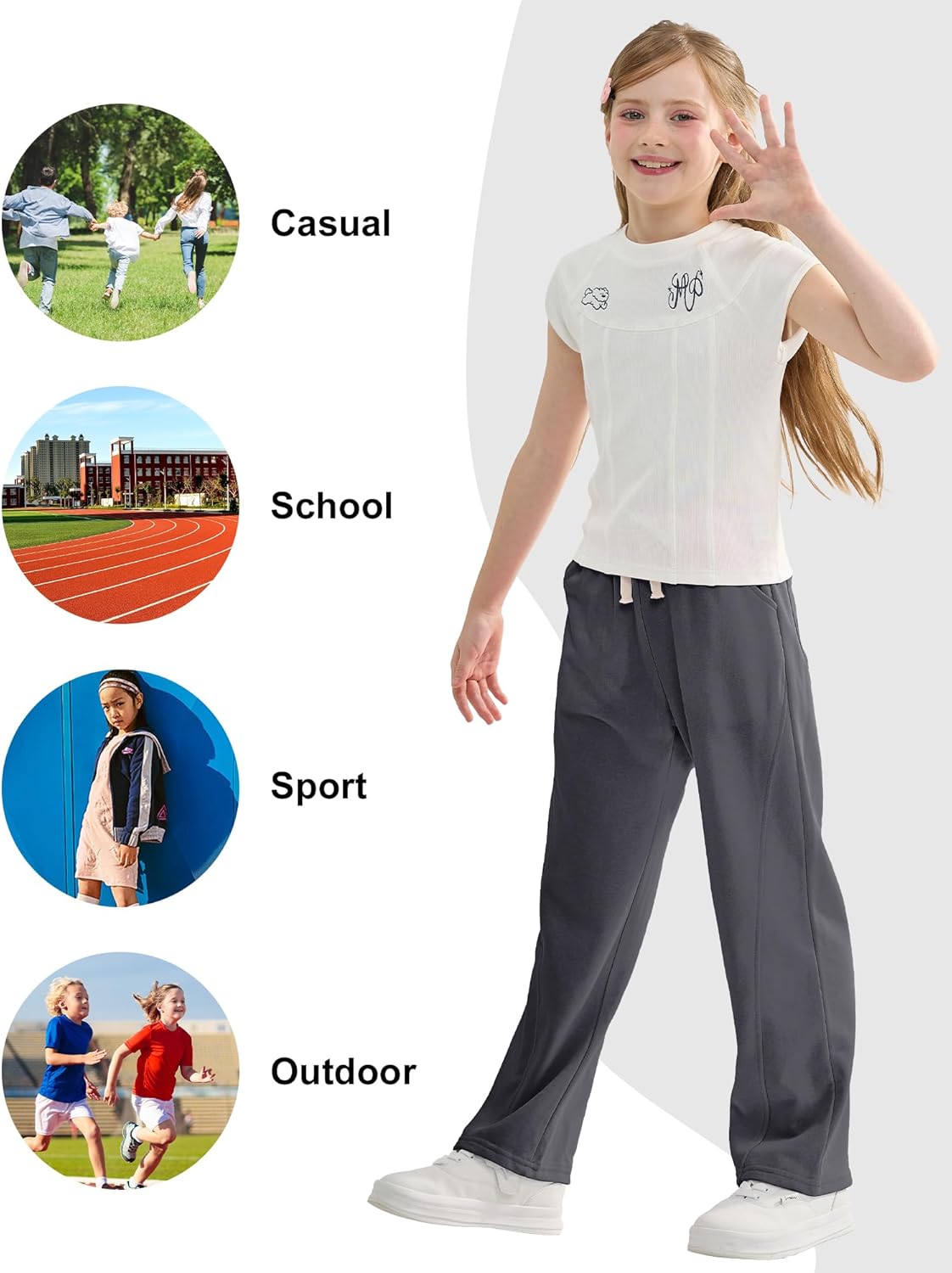 Rolanko Wide Leg Comfort Pants