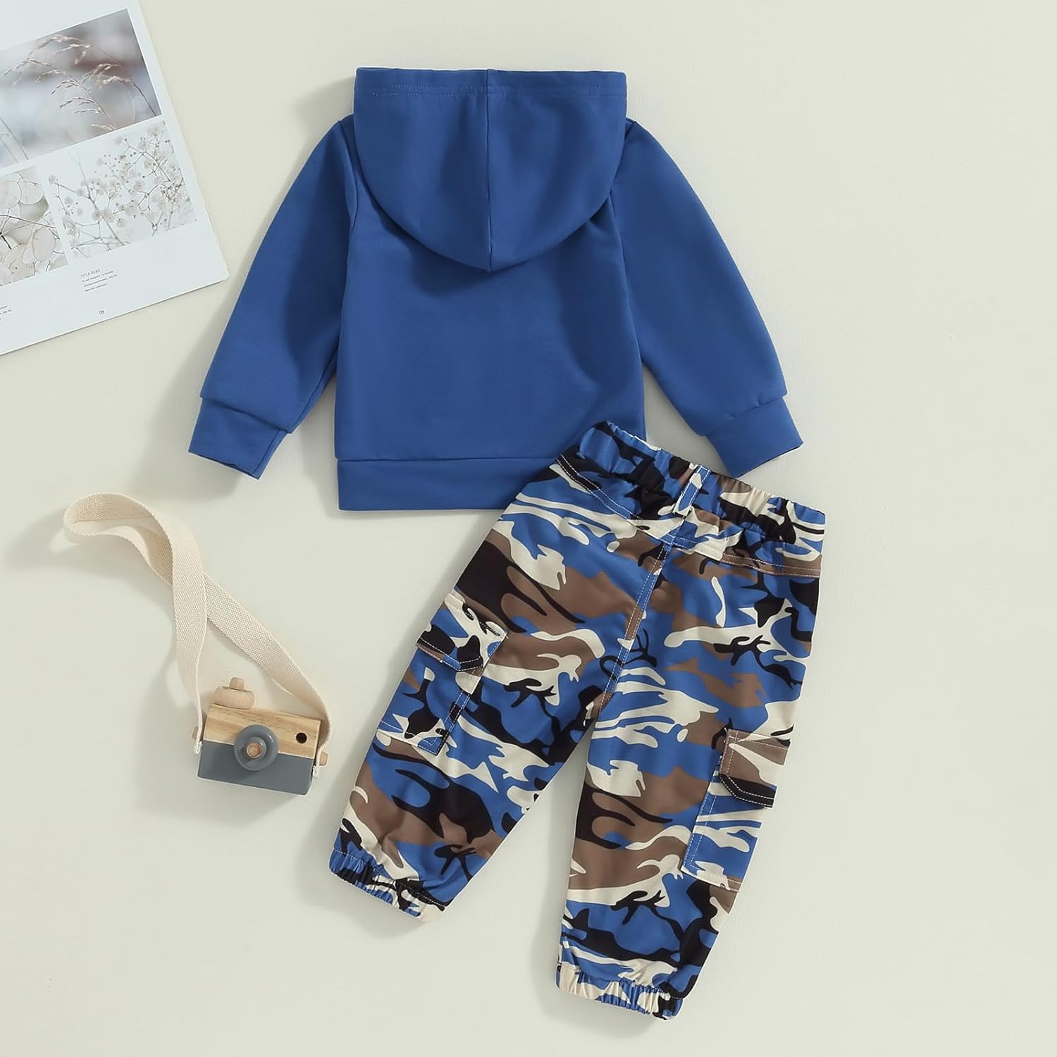 Comfortable Toddler Boys Hoodie Set