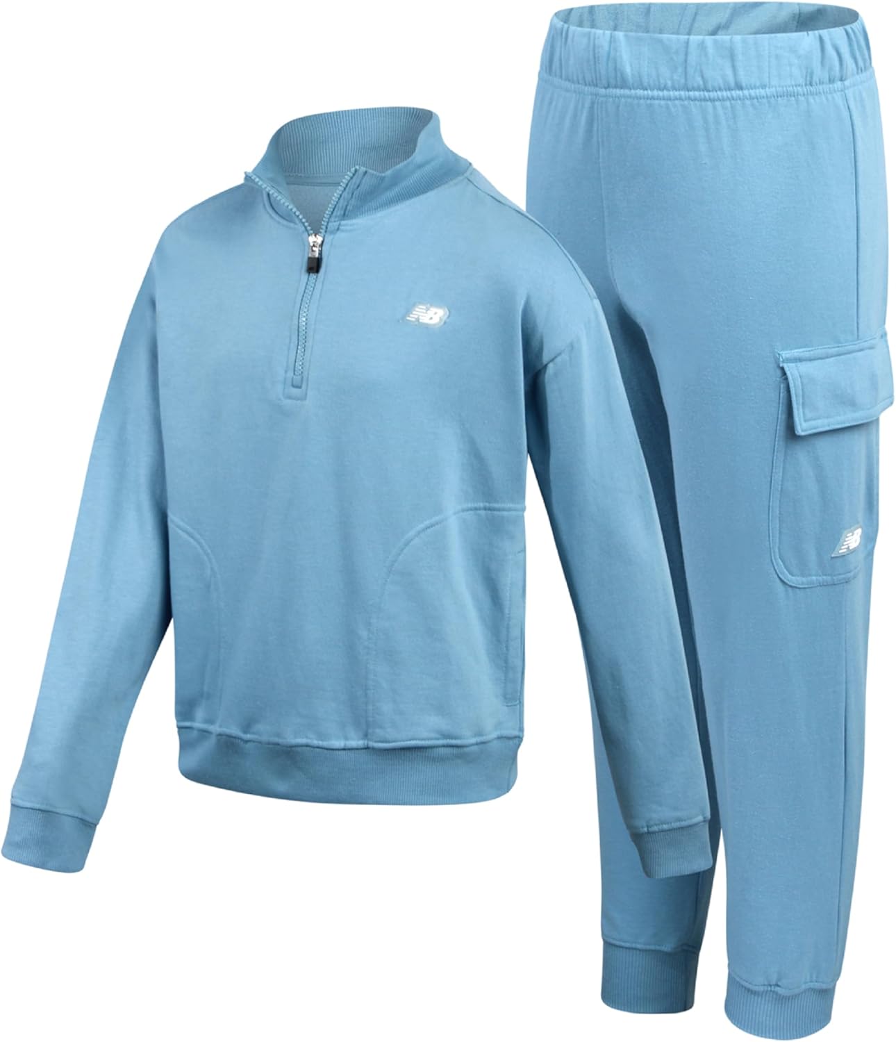 New Balance Girls Sweatsuit Set - Warm Cozy