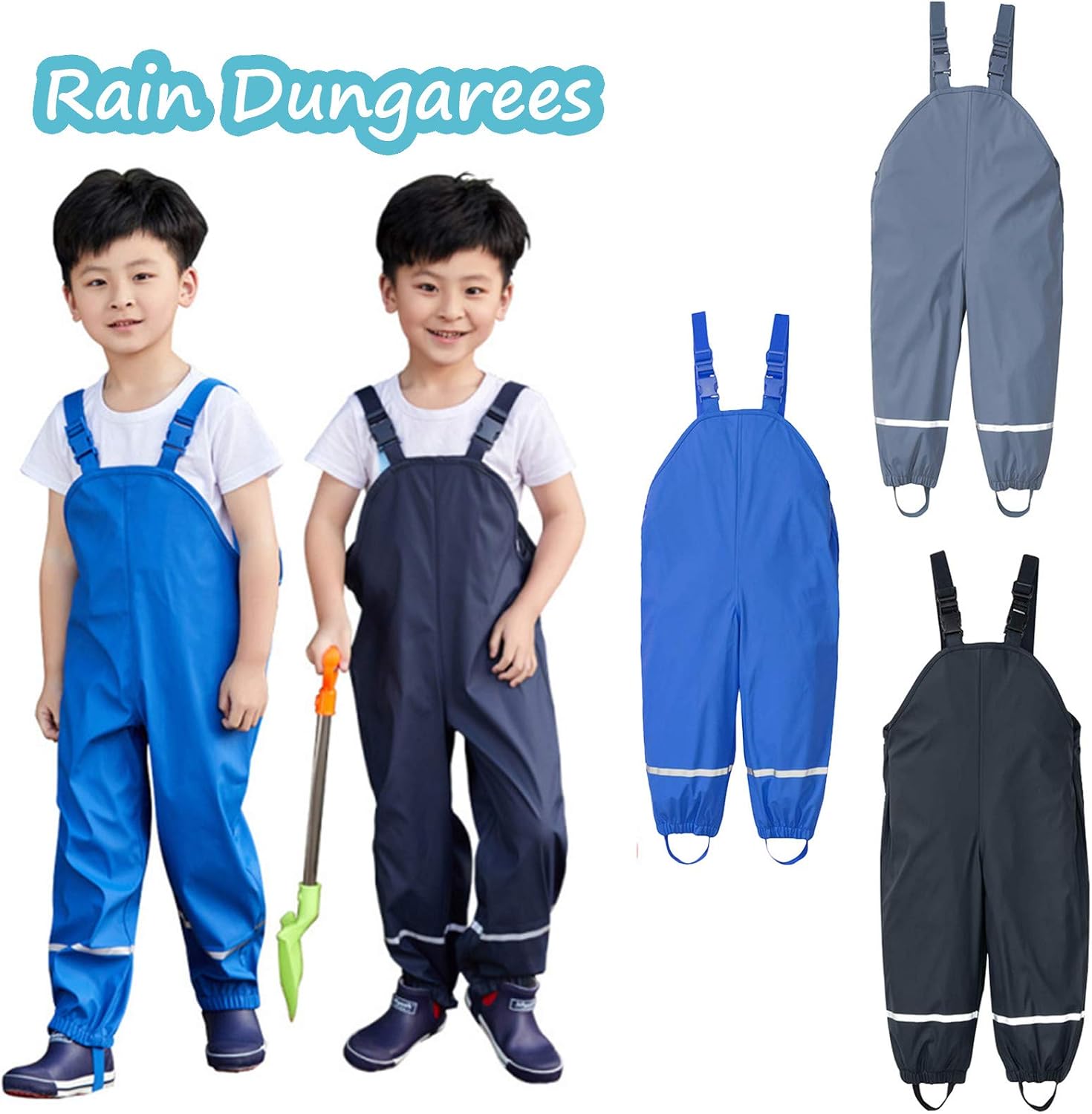 Kids Waterproof Rain Pants