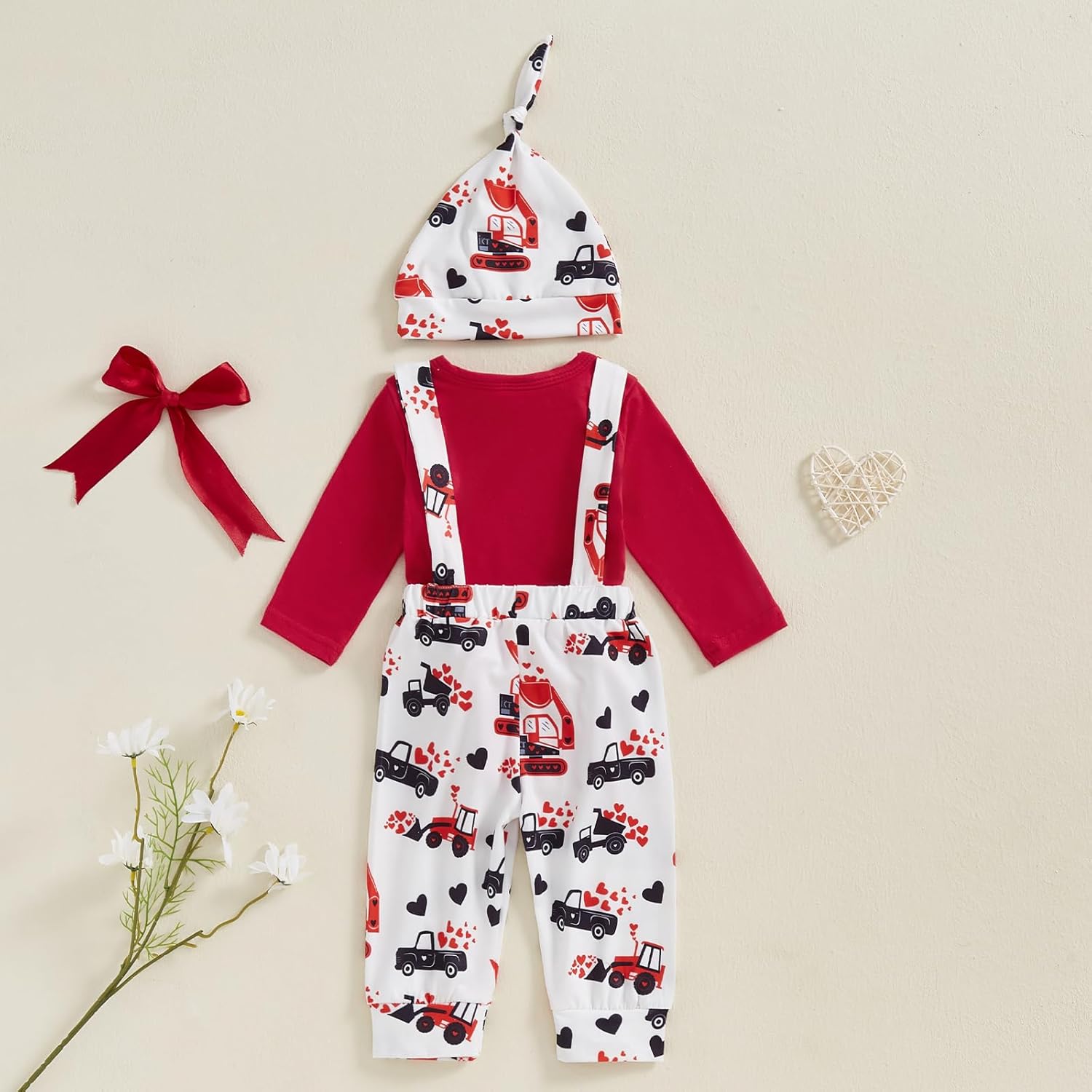 Kavousa Newborn Baby Boy Valentines Day Outfit - Trendy and Cuddling