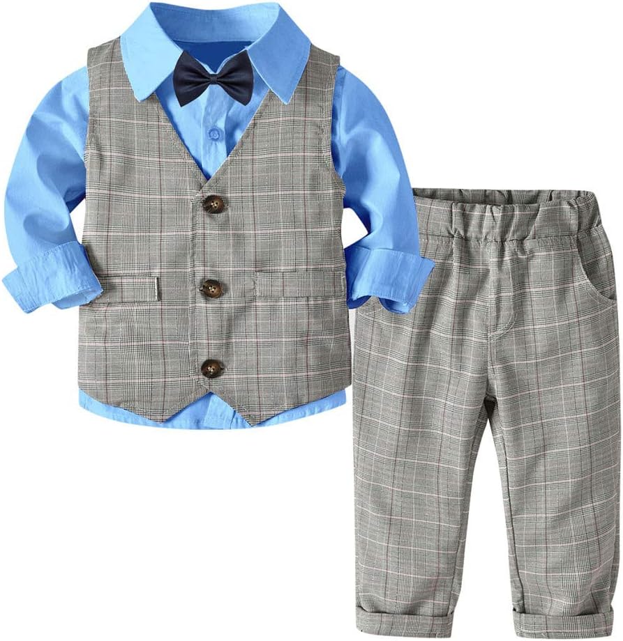3-Piece Toddler Boys Formal Outfit ChristmasS Mathew Christmas 2024